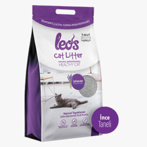 Leos Cat Litter Lavanta Kokulu İnce Bentonit Kedi Kumu