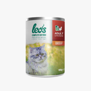 Leos Tavuk Parça Etli Soslu Kedi Konservesi